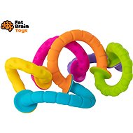 Fat Brain Rings with suction cups PipSquiz Ringlets - Baby Teether