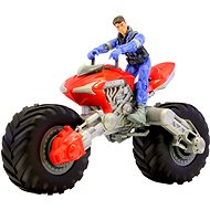 The Corps soldier with Crusher Moto motorcycle - Figure