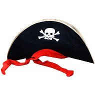 Pirate captain hat with ribbon adult - Costume Accessory