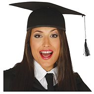 Black graduation cap - unisex - Costume Accessory