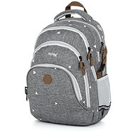 School backpack oxy scooler Grey triangles - School Backpack