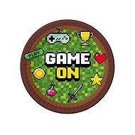 Paper plates pixel - minecraft 18cm - 6 pcs - Set of Plates