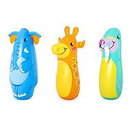 Inflatable boxing animal 89 cm - mix 3 types (elephant, giraffe, walrus) - Inflatable Toy