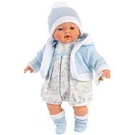 Llorens 33131 Roberto - realistic doll with sounds and soft fabric body - 33 cm - Doll