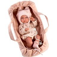 Llorens 63572 New Born Girl - realistic baby doll with all-vinyl body - 35 cm - Doll