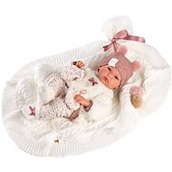 Llorens 63576 New Born Girl - realistic baby doll with all-vinyl body - 35 cm - Doll