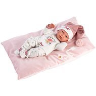 Llorens 73880 New Born Girl - realistic baby doll with all-vinyl body - 40 cm - Doll