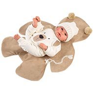 Llorens 63645 New Born - Élethű játékbaba hangokkal és puha szövet testtel - 36 cm - Játékbaba