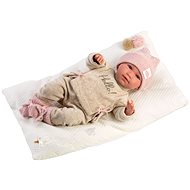 Llorens 74020 New Born - realistic baby doll with sounds and soft fabric body - 42 cm - Doll