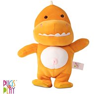 Pugs at Play - Interactive animal - dinosaur orange Rex - Soft Toy