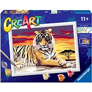 CreArt Paint by Numbers - Majestic Tiger - Malování podle čísel