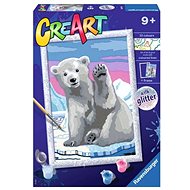 Ravensburger CreArt Malování podle čísel - Pawesome Polar Bear - Malování podle čísel