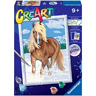 CreArt Paint by Numbers - The Royal Horse - Malování podle čísel