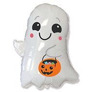 Foil balloon ghost with pumpkin - Halloween - 90 cm - Balloons