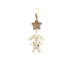 Teddies Rabbit with star crib hanger wind-up toy machine - Pushchair Toy