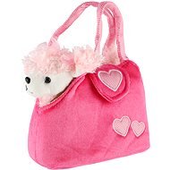 Teddies Handbag with dog pink - Soft Toy