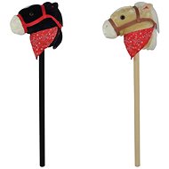 Teddies Kůň na tyči plyš 80cm na baterie se zvukem - Interaktivní hračka