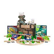 Kiste voller Spielzeug "Oliver" - Thematisches Spielzeugset