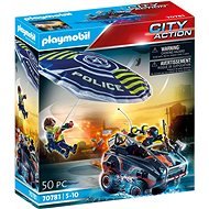 Playmobil Police Parachute: Amphibious Vehicle Pursuit - Building Set