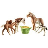 Playmobil 2 Icelandic ponies with foals - Building Set