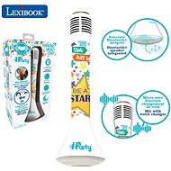 Lexibook iParty vezeték nélküli karaoke mikrofon beépített hangszóróval és fényhatásokkal - Gyerek mikrofon