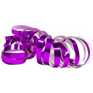 Serpentines metallic purple/purple - length 4m - 2 pieces - Streamers