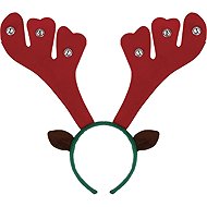 Christmas headband reindeer antlers with jingle bells- Christmas - Costume Accessory