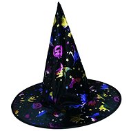Witch hat - witch with print adult - Halloween - Costume Accessory