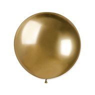 Balloons chrome 5 pcs golden shiny - New Year's Eve - 80 cm - Balloons