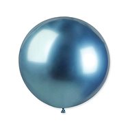 Balloons chrome 5 pcs blue shiny - 80 cm - Balloons