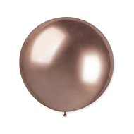 Balloons chrome 5 pcs rose gold - 80cm - Balloons