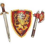 Liontouch Knight set, red - Sword, shield, axe - Sword