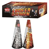 Fountains lucifer silver / crackling - 2 pcs - Fireworks