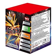 Fireworks - Battery of mortars attack 16 shots - Fireworks
