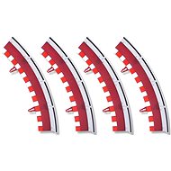 SCX Kerb with standard curve (4) - Slot Car Track Accessory