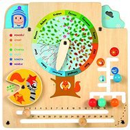Lucy & Leo 322 Kalendář přírody - dřevěná naučná hrací deska - Educational Toy