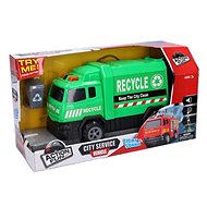 Garbage truck with flywheel effects 27 cm - Toy Car