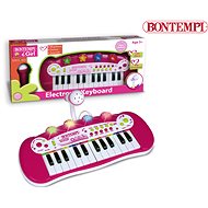Bontempi El. keyboard with microphone and flashing light show - Musical Toy