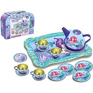 Tea set mermaid suitcase 25 x 19 x 10 cm - Toy Kitchen Utensils