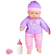 Baby with bottle, pacifier and effects 40 cm - Doll
