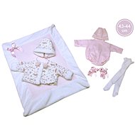 Llorens M844-38 outfit for baby doll New Born size 43-44 cm - Toy Doll Dress