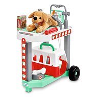 Trolley for vet with dog - Kids Doctor Briefcase
