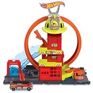 Hot Wheels City Super hasičská stanice se smyčkou - Hot Wheels