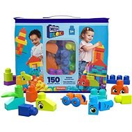 Mega Bloks poriadne Veľké vrece kociek – Modrý (150) - Kocky pre deti