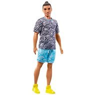 Barbie Model Ken – Tričko S Kašmírovým Vzorom - Bábika