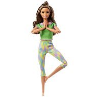 Barbie V Pohybu - Brunetka V Zeleném - Doll