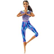 Barbie V Pohybu - Černovláska Ve Fialovém  - Doll