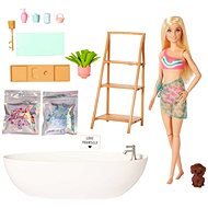 Barbie baba és fürdő szappanos konfettivel Szőke - Játékbaba