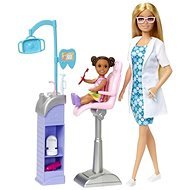 Barbie Karrierbaba játékszett - Szőke fogorvos - Játékbaba