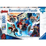 Ravensburger Puzzle 133765 Marvel Hero: Thor 100 Pieces - Jigsaw Puzzle